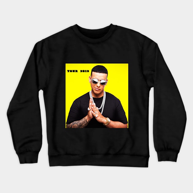 Daddy Yankee - Puerto Rican rapper, singer, songwriter, and actor Crewneck Sweatshirt by Hilliard Shop